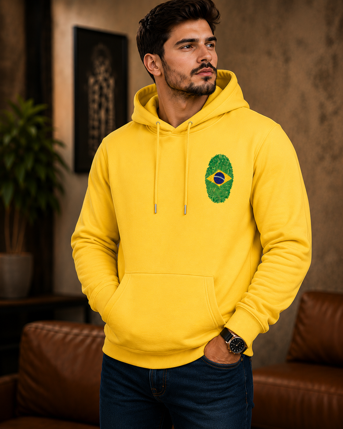 Moletom Oversized Brasil Minimalista Streetwear
