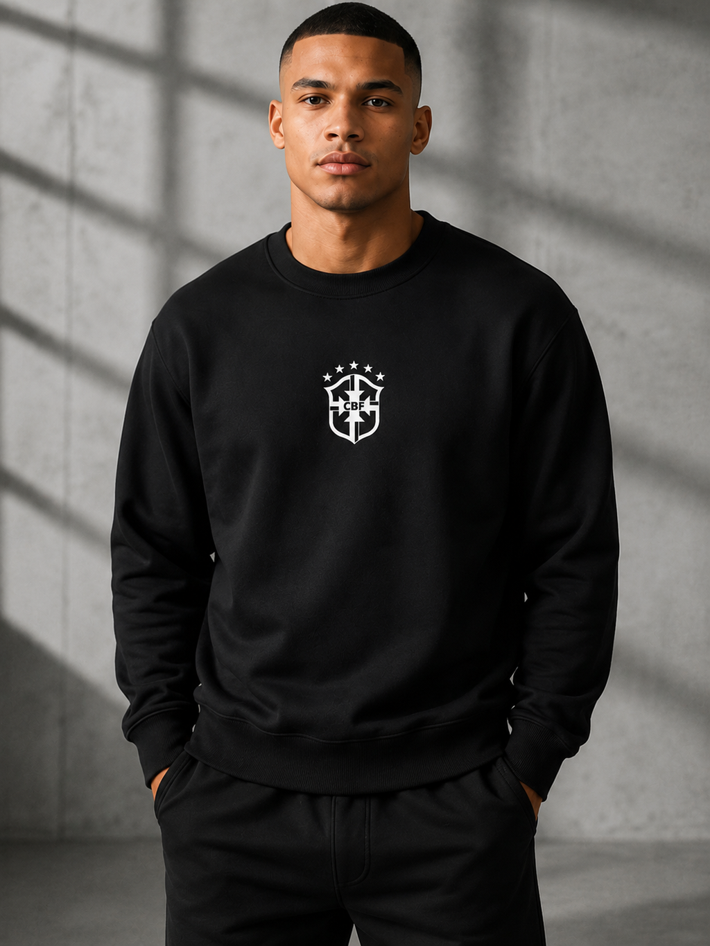 Moletom Masculino Futebol Retrô Streetwear Brasileiro