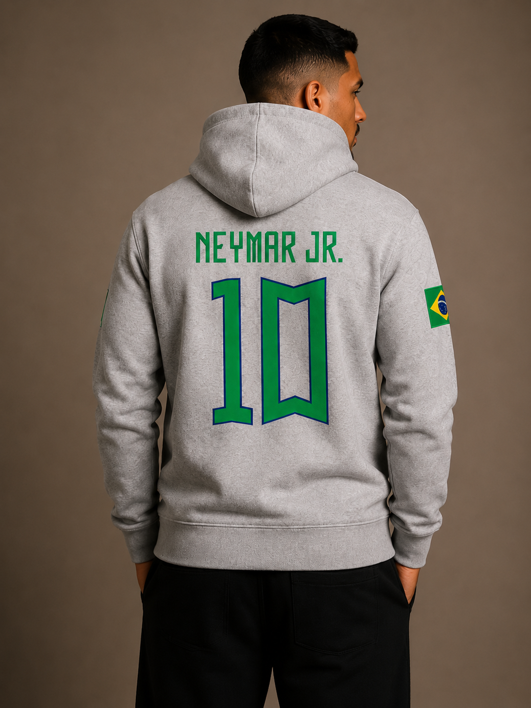 Moletom Canguru Neymar 10 Streetwear Masculino