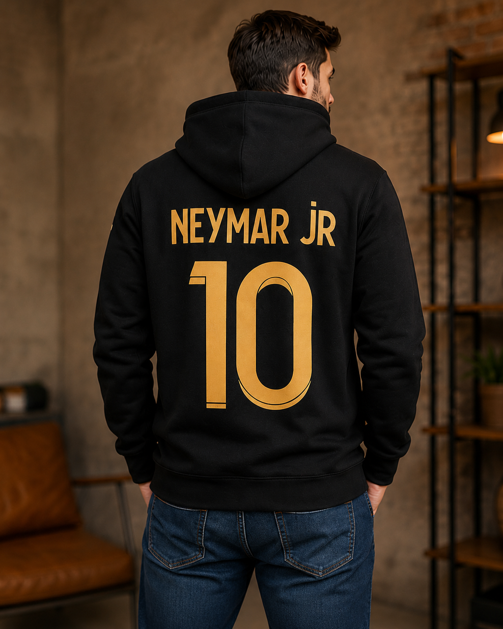 Moletom Canguru 10 NJR Neymar Urbano