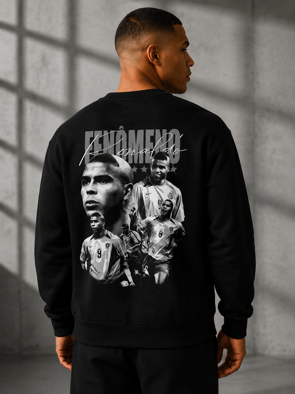 Moletom Masculino Futebol Retrô Streetwear Brasileiro