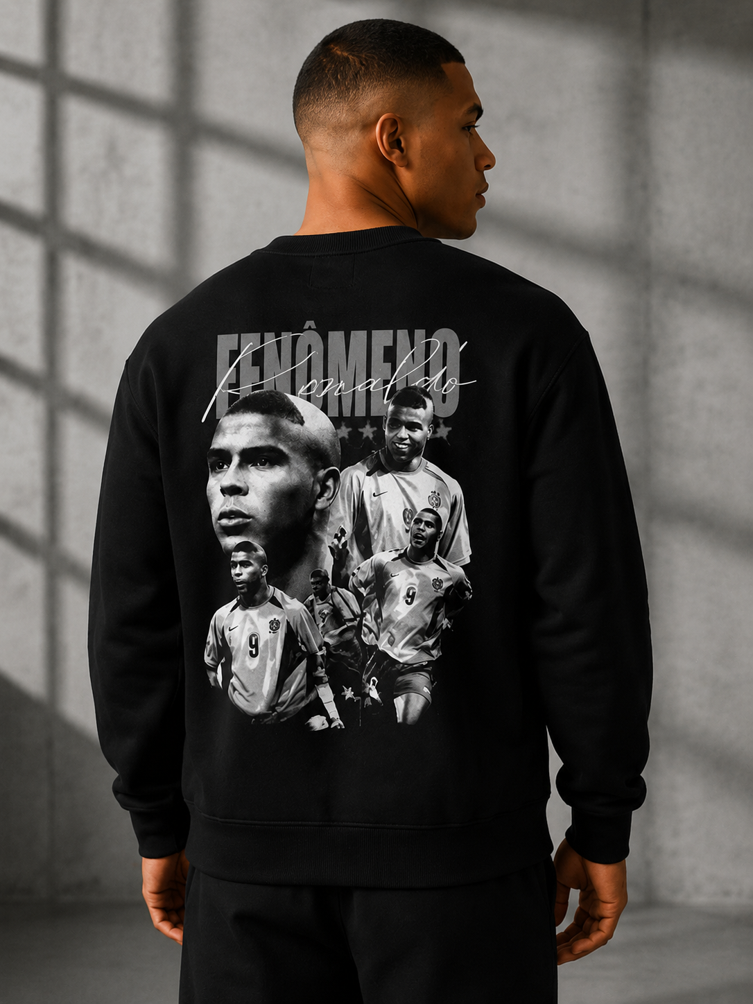 Moletom Masculino Futebol Retrô Streetwear Brasileiro