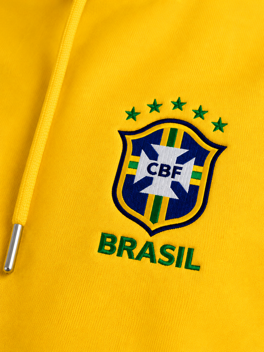 Moletom Canguru Brasil Futebol Casual Masculino
