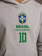 Moletom Canguru Neymar 10 Streetwear Masculino