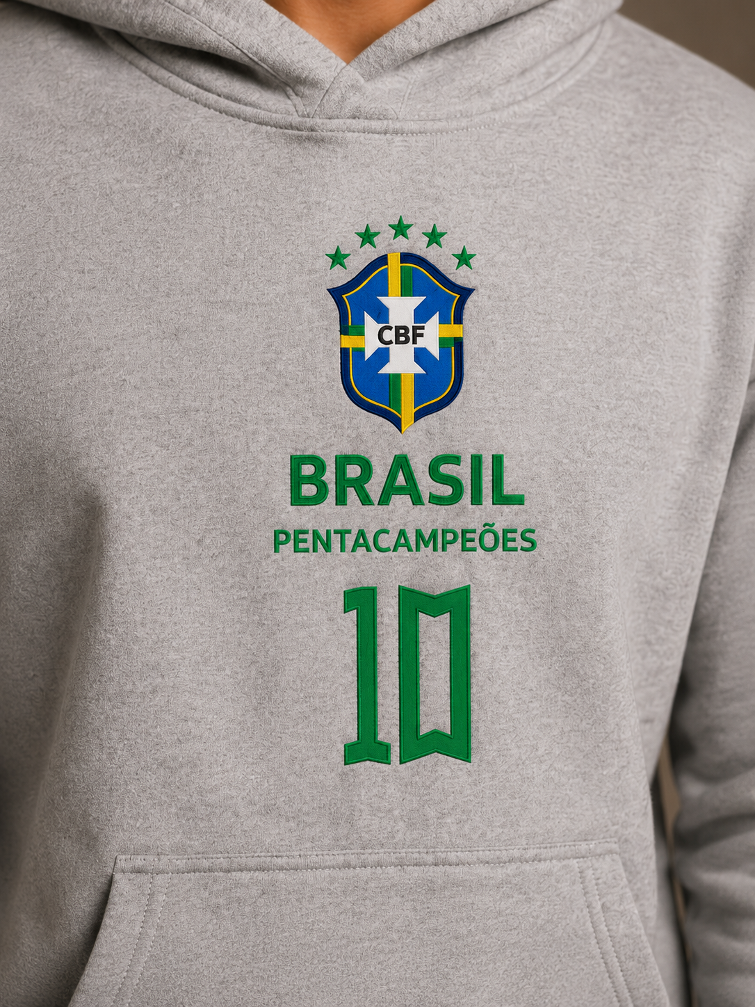 Moletom Canguru Neymar 10 Streetwear Masculino