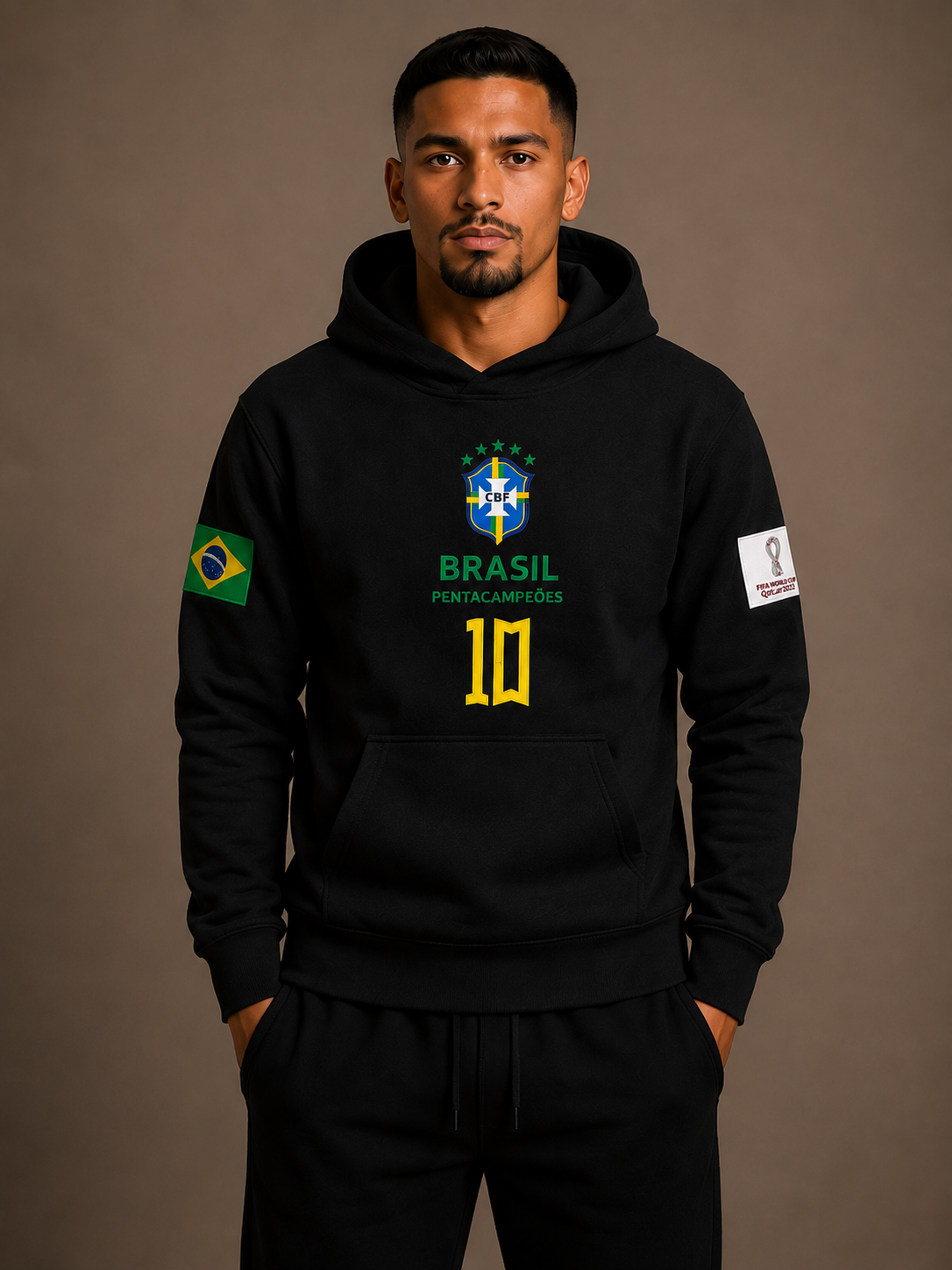 Moletom Canguru Neymar 10 Streetwear Masculino