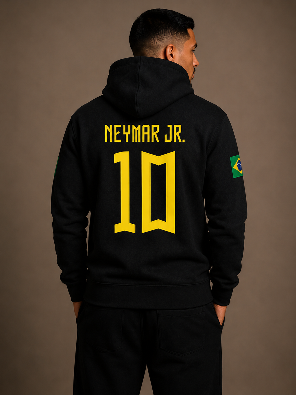 Moletom Canguru Neymar 10 Streetwear Masculino