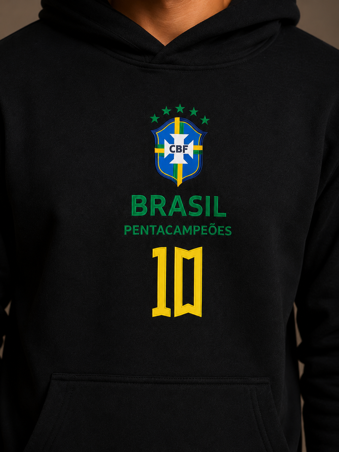 Moletom Canguru Neymar 10 Streetwear Masculino