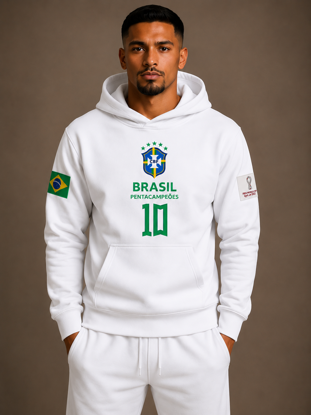 Moletom Canguru Neymar 10 Streetwear Masculino