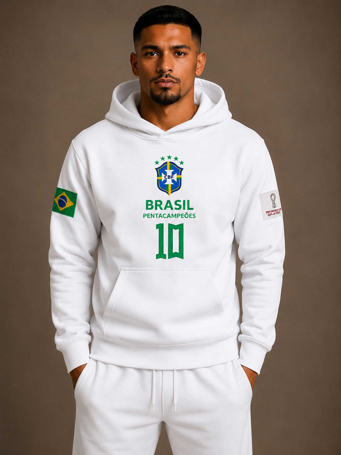 Moletom Canguru Neymar 10 Streetwear Masculino