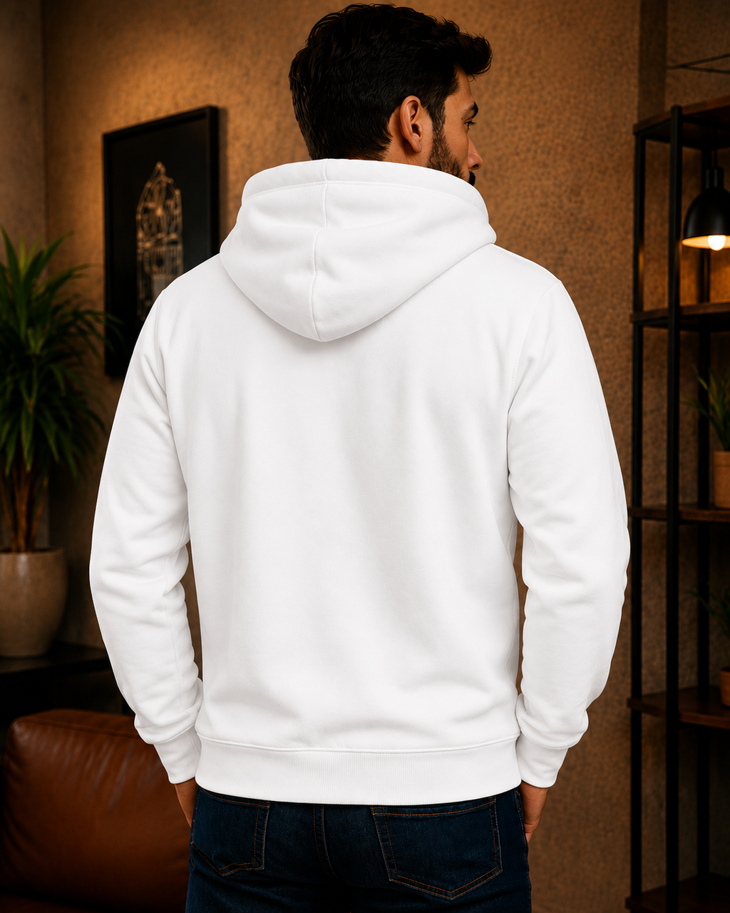 Moletom Canguru Brasil Futebol Casual Masculino