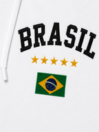 Moletom Canguru Brasil Varsity Streetwear Masculino