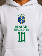 Moletom Canguru Neymar 10 Streetwear Masculino