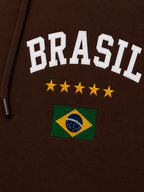 Moletom Canguru Brasil Varsity Streetwear Masculino