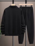 Conjunto Moletom Gola Polo Com Calça Jogger Casual