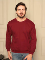 Moletom Masculino Gola Careca Minimalista Casual Urbano