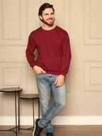Moletom Masculino Gola Careca Minimalista Casual Urbano