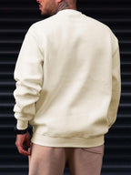 Moletom Masculino Gola Careca Minimalista Casual Urbano
