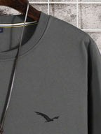 Moletom Masculino Oversized Gola Careca Casual Minimalista