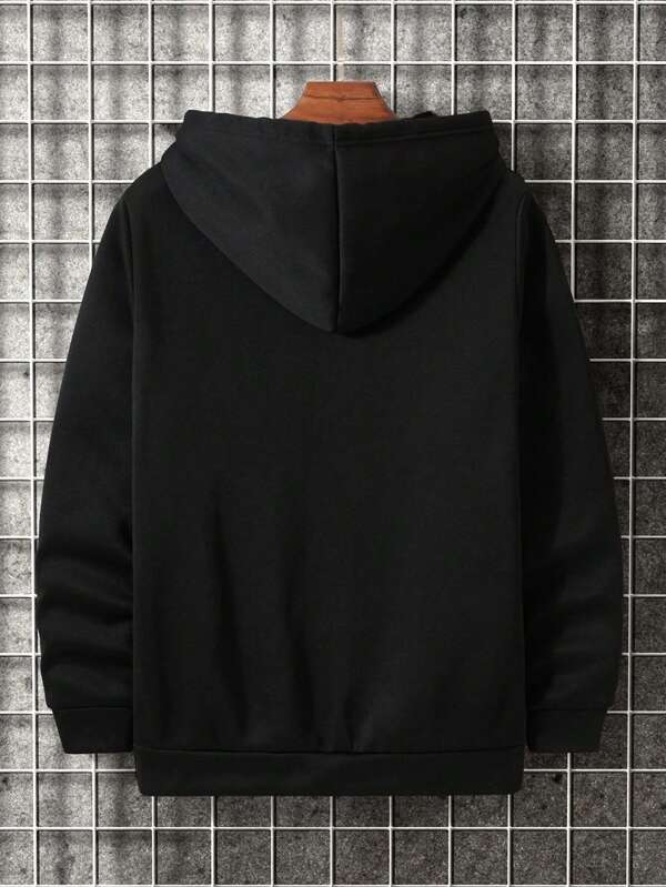 Moletom Oversized Com Capuz Estilo Urbano Minimalista