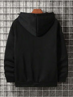 Moletom Oversized Com Capuz Estilo Urbano Minimalista