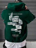 Moletom Oversized Dream Estampa Artistic Estilo Streetwear