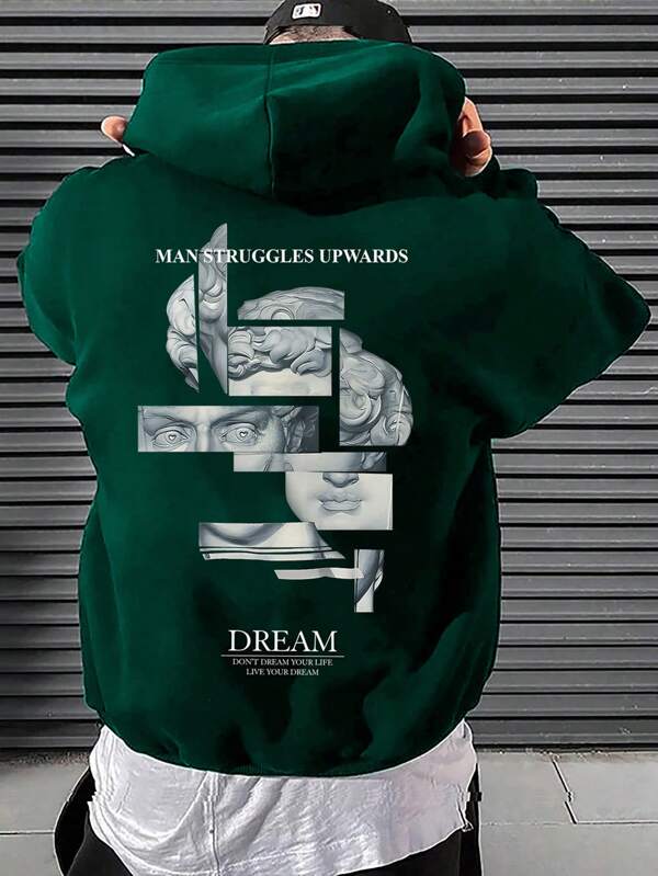 Moletom Oversized Dream Estampa Artistic Estilo Streetwear
