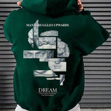 Moletom Oversized Dream Estampa Artistic Estilo Streetwear
