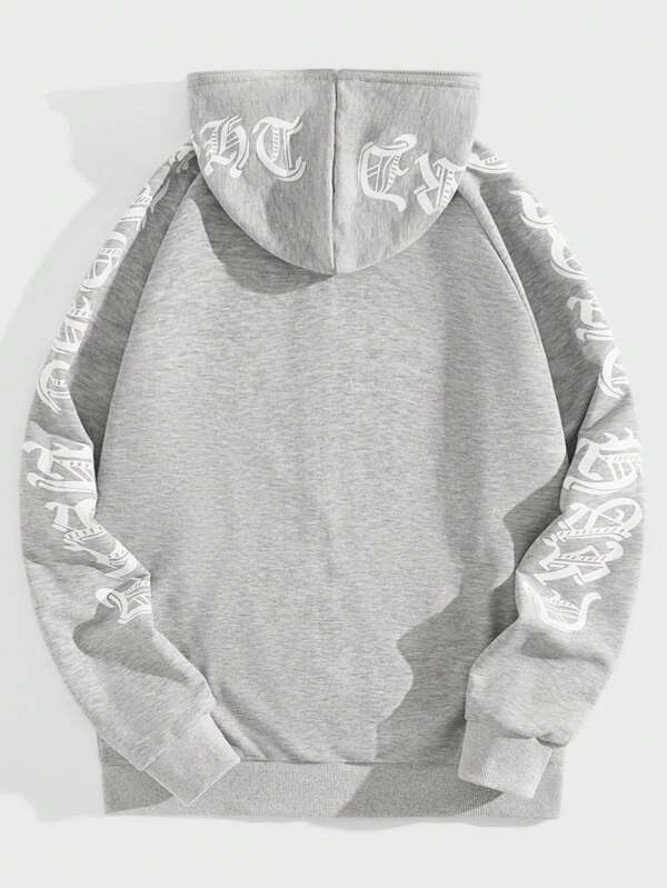 Moletom Oversized Com Zíper Estilo Streetwear Urbano