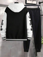 Conjunto Moletom College Com Jaqueta E Capuz