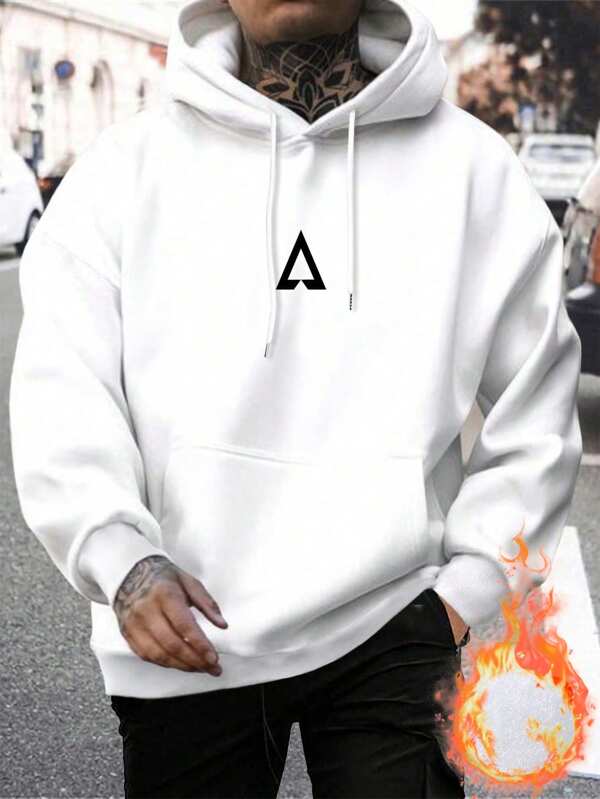 Moletom Oversized Com Capuz Estilo Urbano Minimalista