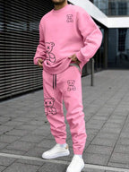 Conjunto Moletom Oversized Com Calça Jogger Casual