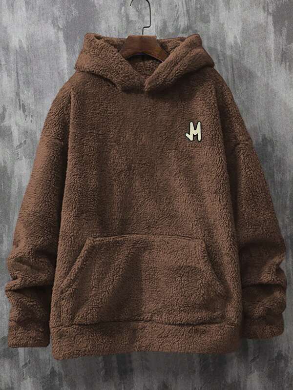 Moletom Teddy Felpado Com Capuz Estilo Casual Urbano