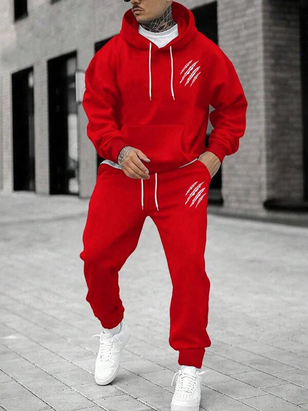 Conjunto Moletom Hoodie Com Bolso Canguru Urbano