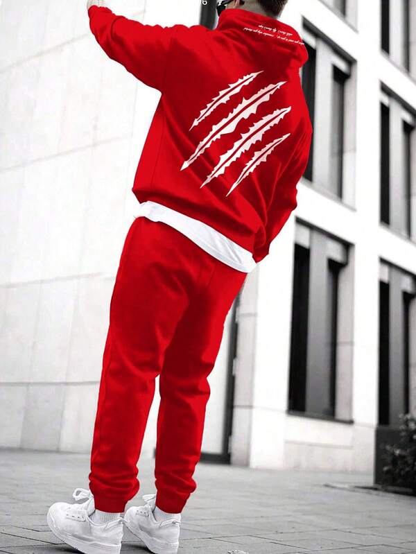 Conjunto Moletom Hoodie Com Bolso Canguru Urbano