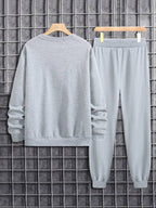 Conjunto Moletom Oversized Com Calça Jogger Casual