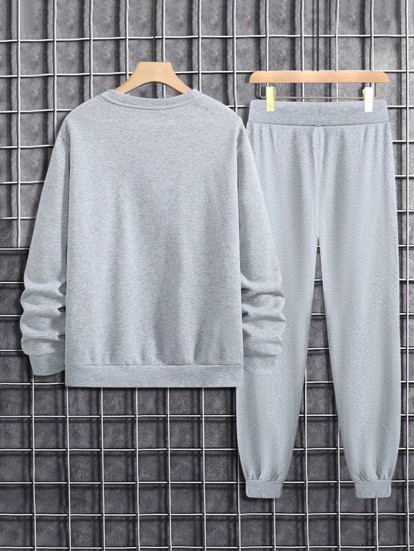 Conjunto Moletom Oversized Com Calça Jogger Casual