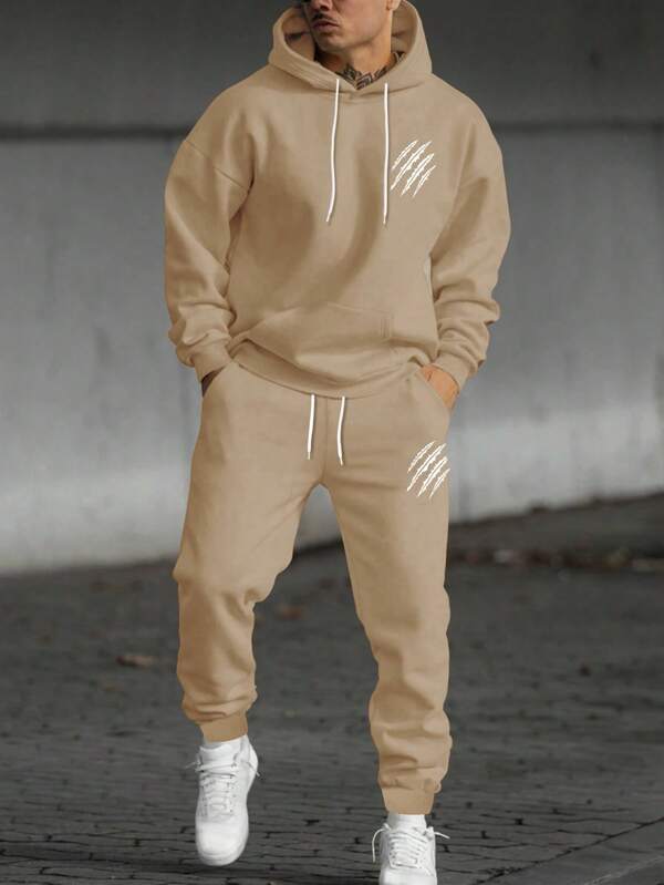 Conjunto Moletom Hoodie Com Bolso Canguru Urbano