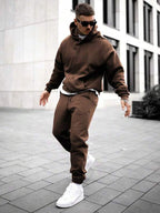 Conjunto Moletom Hoodie Com Calça Jogger Comfy