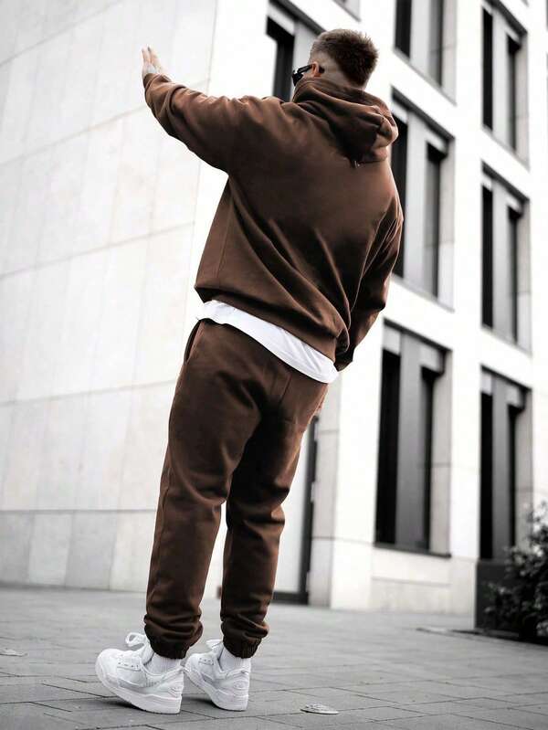 Conjunto Moletom Hoodie Com Calça Jogger Comfy