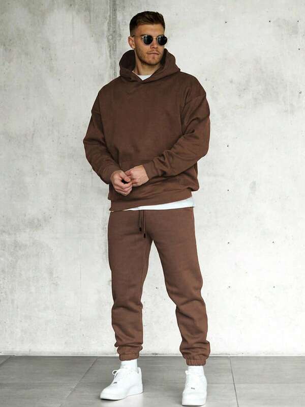Conjunto Moletom Hoodie Com Calça Jogger Comfy