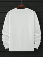 Moletom Masculino Gola Careca Com Estampa Streetwear Casual