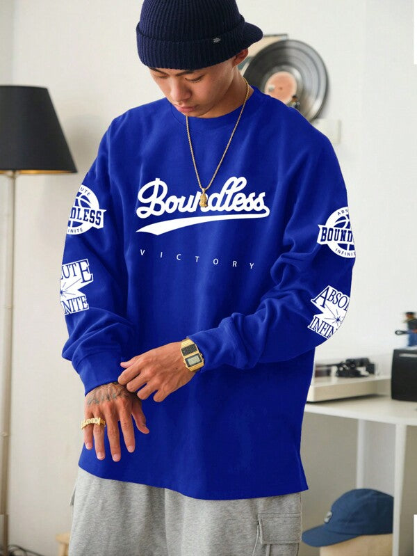 Moletom Boundless Victory Estilo College Streetwear Casual