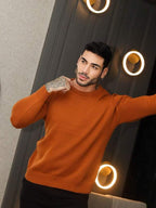Suéter Masculino Gola Careca Minimalista Casual Urbano