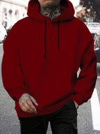 Moletom Oversized Com Capuz Estilo Casual Minimalista