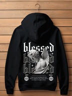 Moletom Oversized Blessed Angel Estilo Gothic Streetwear