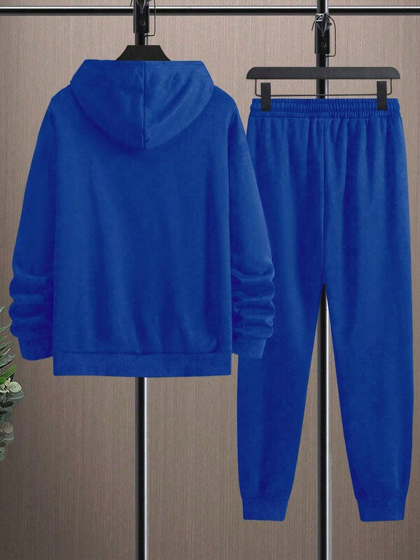 Conjunto Moletom Com Capuz E Punho Ribana