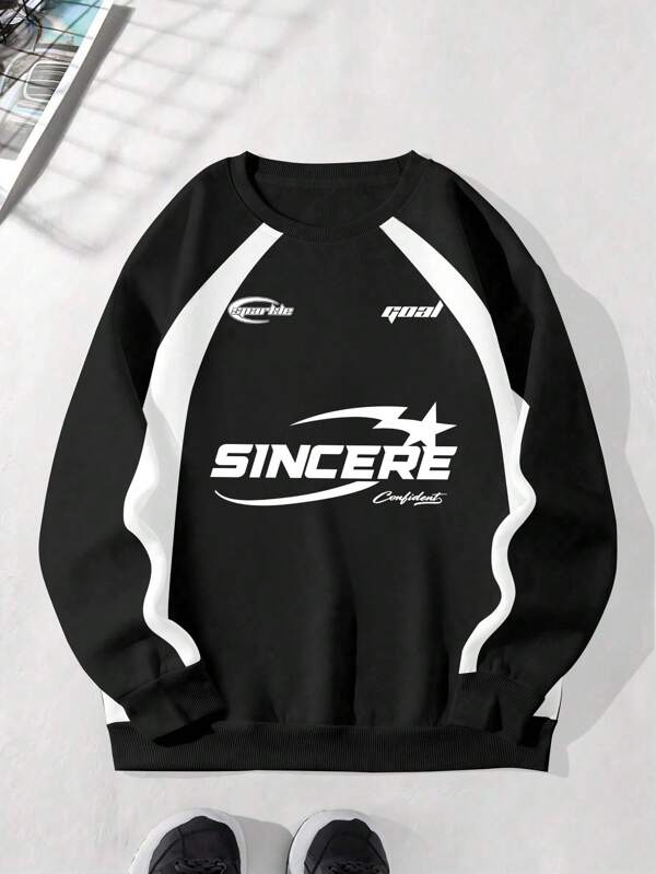 Moletom Masculino Oversized Com Recortes Streetwear Esportivo