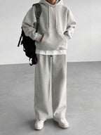 Conjunto Moletom Hoodie Oversized Comfy Minimalista