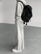 Conjunto Moletom Hoodie Oversized Comfy Minimalista